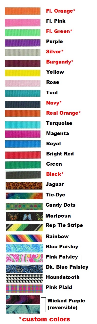 Custom Harness Colors